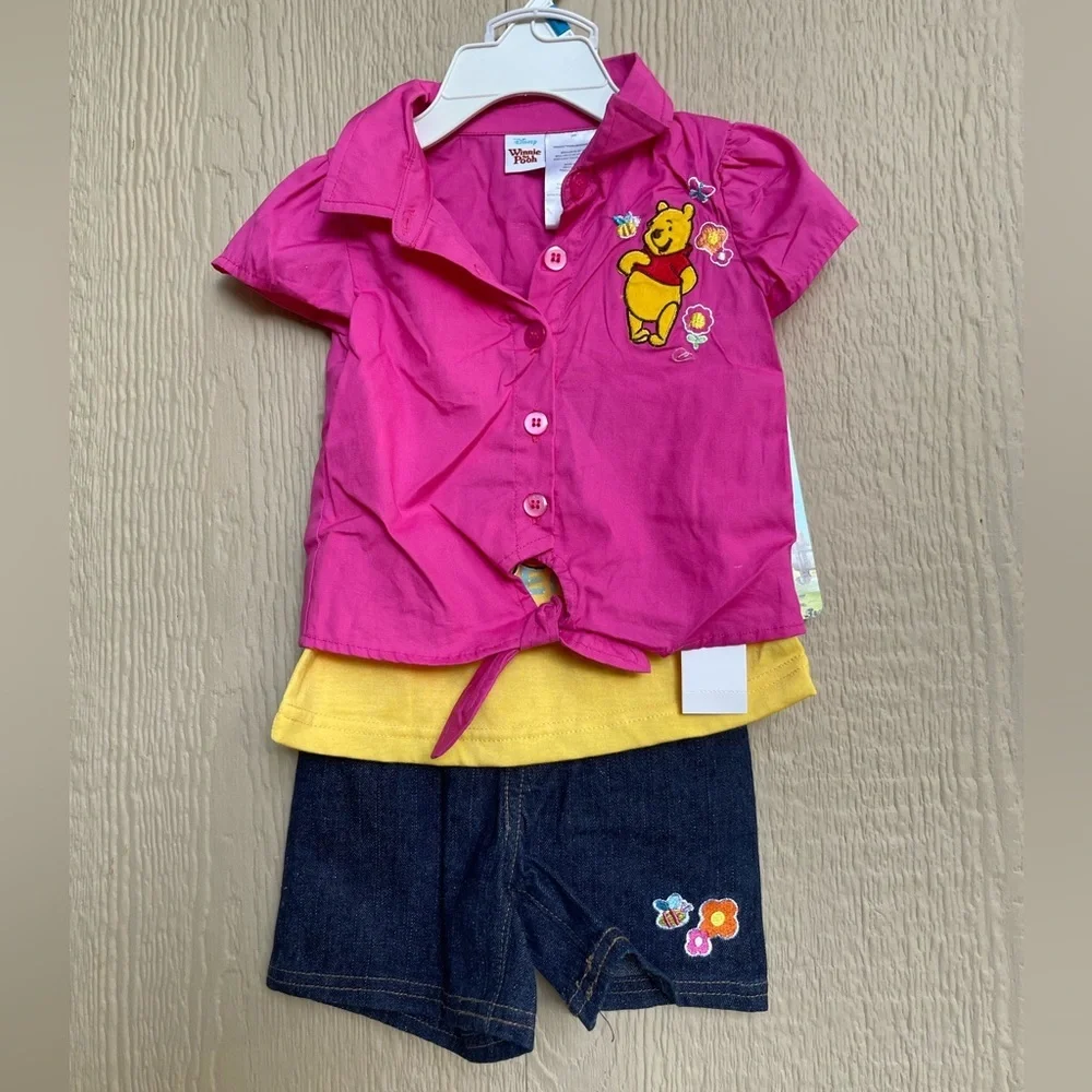 Y2K deadstock Winnie the Pooh 3 piece set